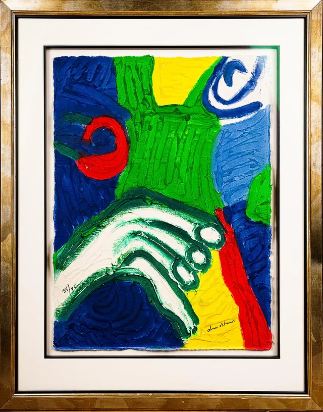 BENGT LINDSTRÖM. Djuptryck / Aquagravyr ""Våroffer / Le sacre du Printemps" Signerad & numrerad: 34/40.