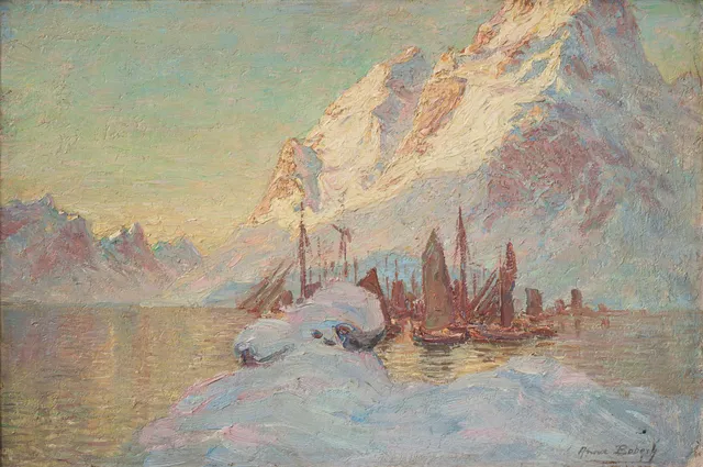 Anna Boberg, Motiv från Lofoten.
