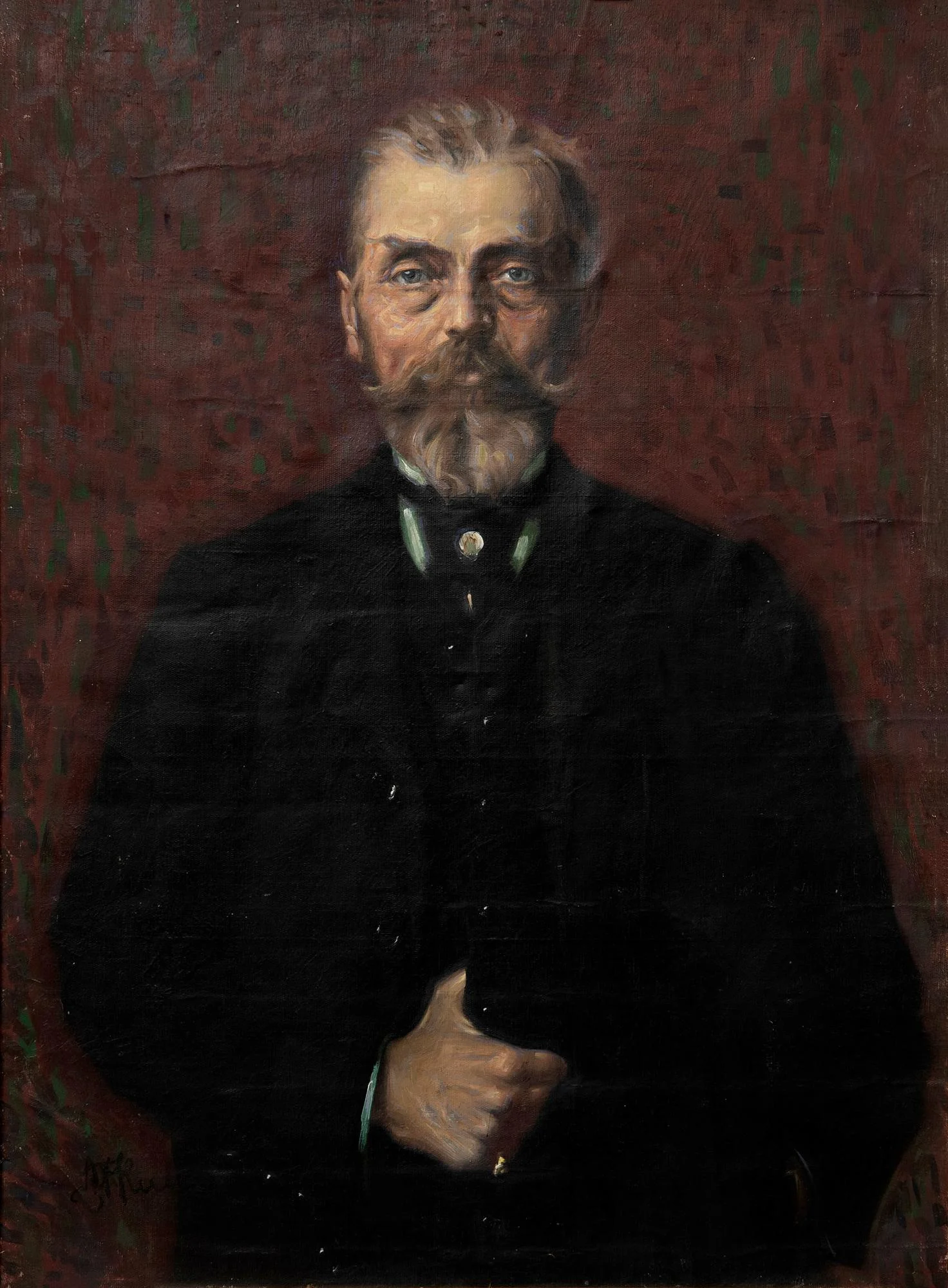 Axel Kulle, Mansporträtt. — Konst/Äldre svensk konst — Bukowskis