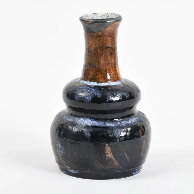 STÜRUP VASE i glaseret stentøj, dansk værkstedskeramik, 1960-70'erne.