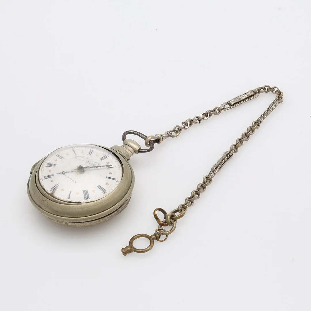 SPINDELUR, METALL, NORTON, LONDON, 1700-TALETS ANDRA HÄLFT. — Pocket & Stop Watches — Crafoord Auktioner Lund