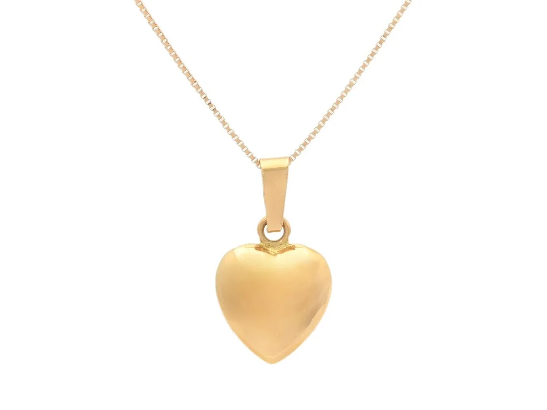 HÄNGE MED KEDJA, 18K guld, hjärta, venezialänk, längd 37,5 cm, vikt 3,8 g. — Smycken/Hänge med kedja — Kaplans