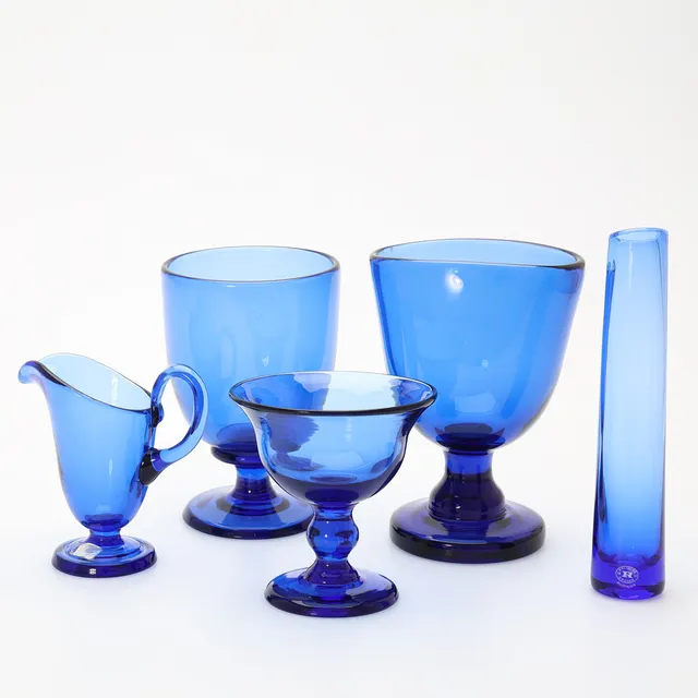 MONICA BRATT. Samling glas, 5 delar, Reijmyre.