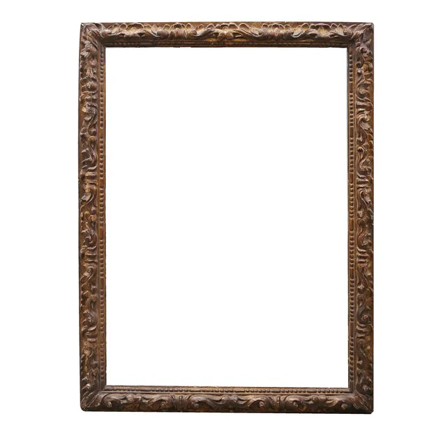 Baroque frame in carved and gilt wood, late 17th - early 18th Century.