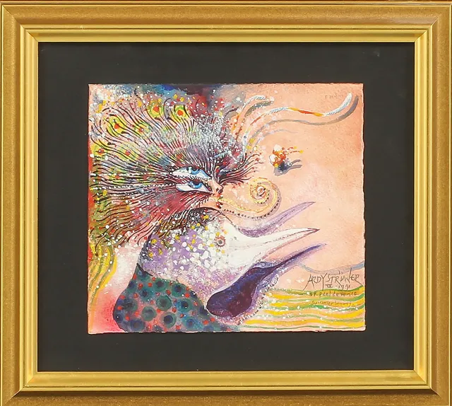 ARDY STRÜWER. "Summer beauty", blandteknik, signerad.