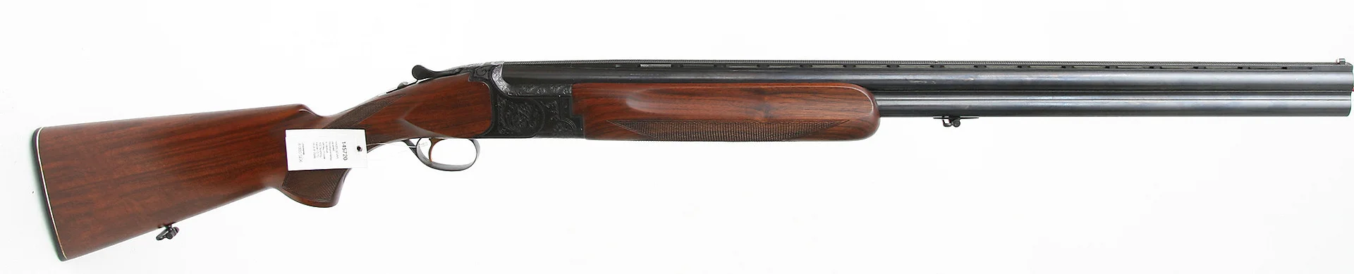HAGELGEVÄR, japanskt, Bockhammerless, fabrikat Miroku, modell 800 Sporting, kaliber 12/70, tillv.nr 610988, se-nr SE1677695 & SE1677696. — Shotguns — Mauritz Widforss