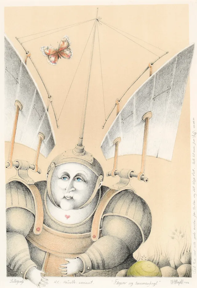 Ythjall, Terje — "Flyver og sommerfugl" 1987