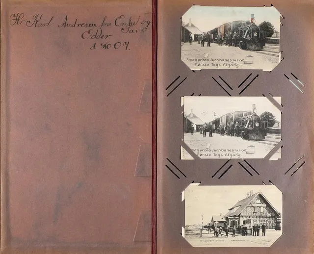 Postcards. Impressive coll. AMAGER with ca. 275 old cards. Nearly all with better and useful motifs