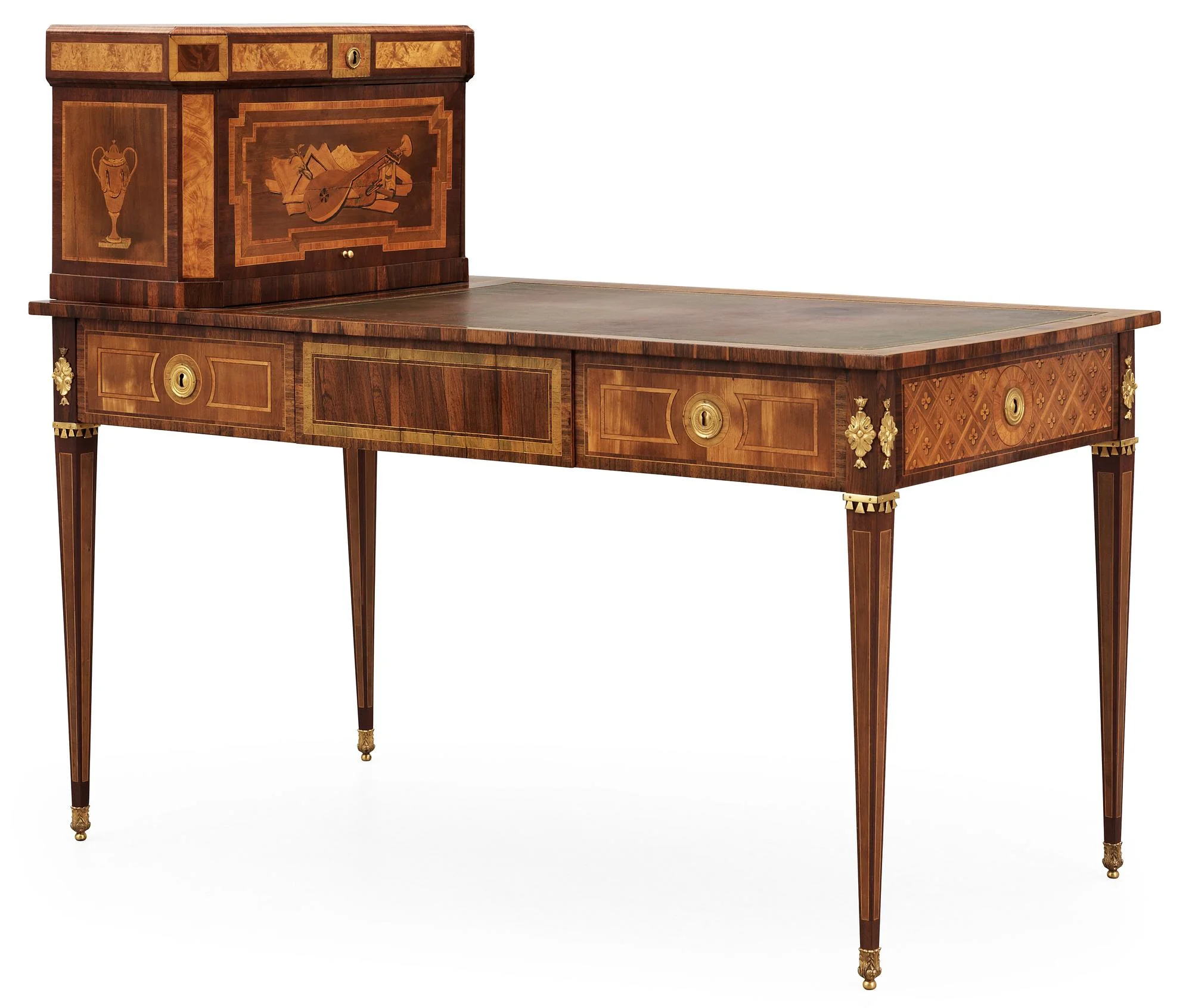 SKRIVBORD MED UPPSATS, av Fredrich Iwersson (mästare i Stockholm 1780-1801), ej signerat. — Bukowskis