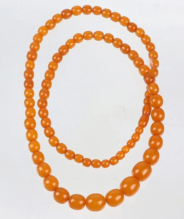 Antikes Bernstein Bakelit - Collier. — Necklace — Auktionshaus Bossard