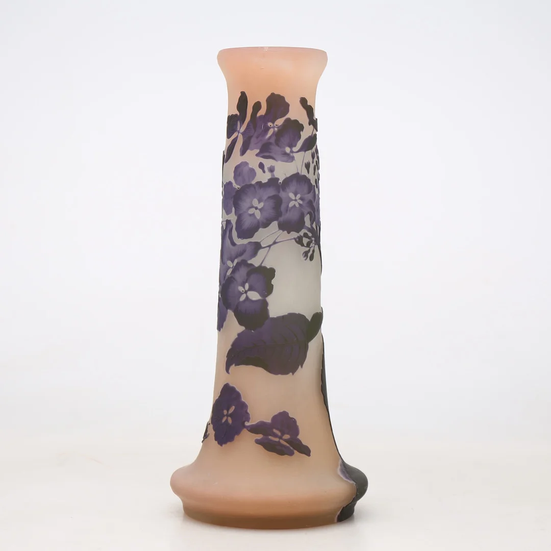 ÉMILE GALLÉ. Vase with primroses. — Other — Balclis