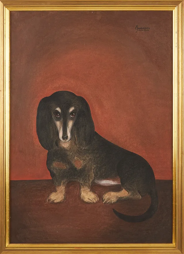 NATACHA DE SENGER. Eller Alexandrovna Jusupov eller Natascha Michéew-Kullberg, signerad Jusupov, pastell.