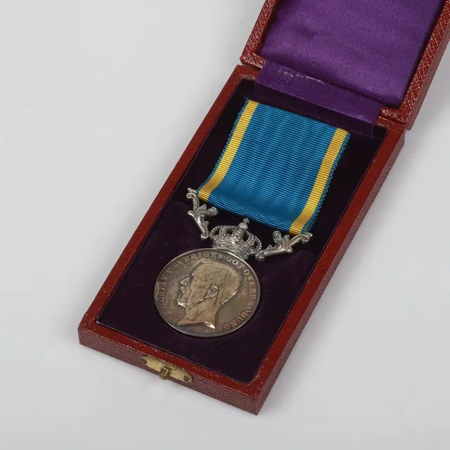 MEDALJ, Gustaf V Sveriges Göt o Vend Konung, silver, 1938.