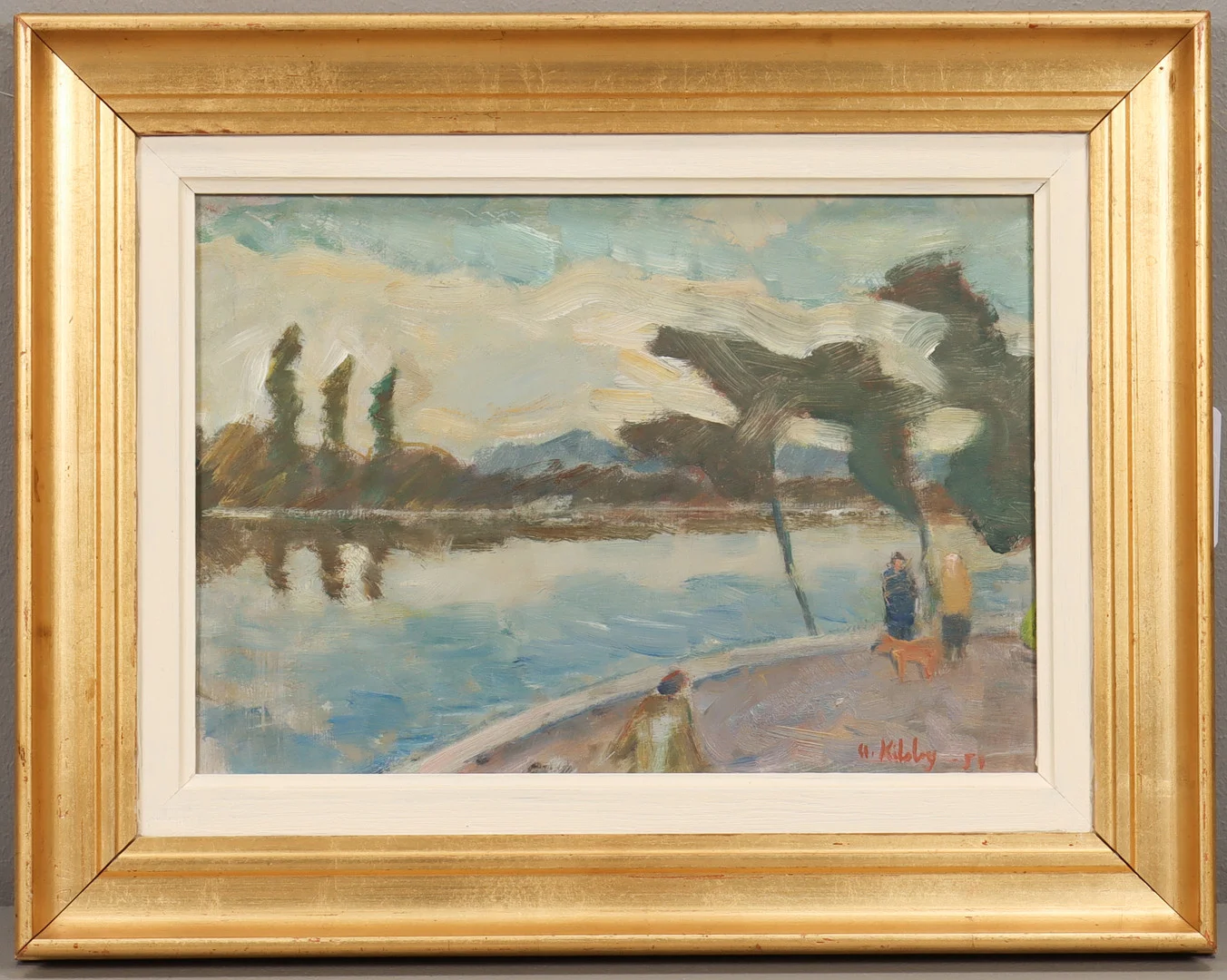 ARNE KILSBY. Promenaden. — Paintings — Karlstad Hammarö Auktionsverk