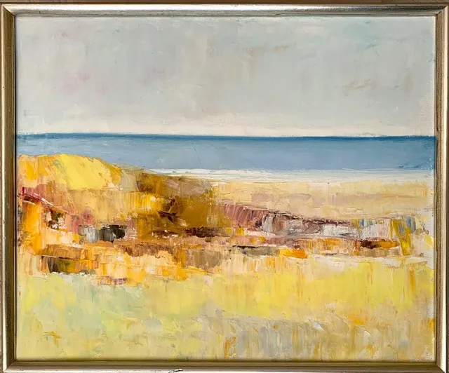ANDREAS LENSDORF. OLJA PÅ DUK, signerad.