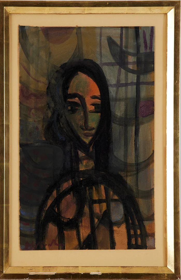 HANS VALTER SUNDBERG. Porträtt. — Paintings — Stockholms Auktionsverk Magasin 5