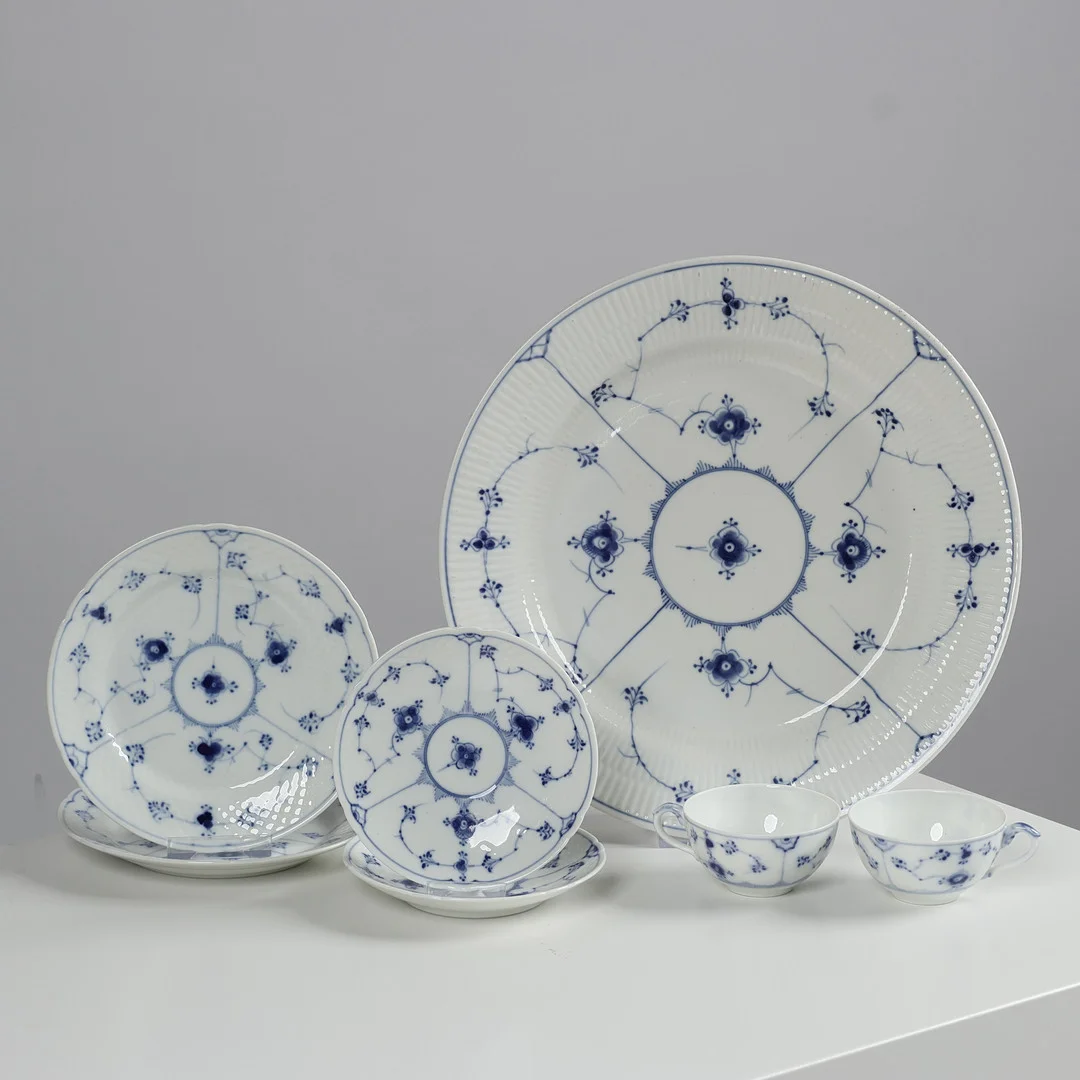 BING & GRØNDAHL, dele 'Musselmalet' (7). — Tableware — Palsgaard Kunstauktioner