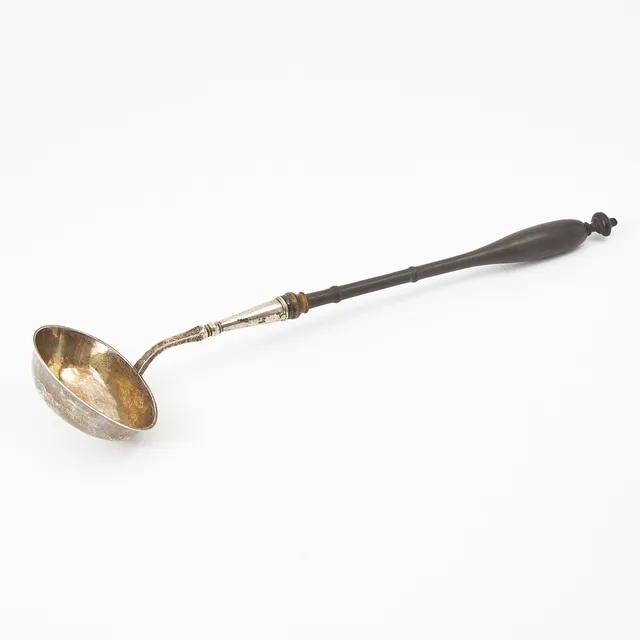 JOHAN PETTER ERNANDER. Soppslev, silver, sengustaviansk, Uppsala 1810.