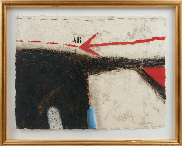 JAMES COIGNARD. Komposition, Carborundumetsning, signerad.