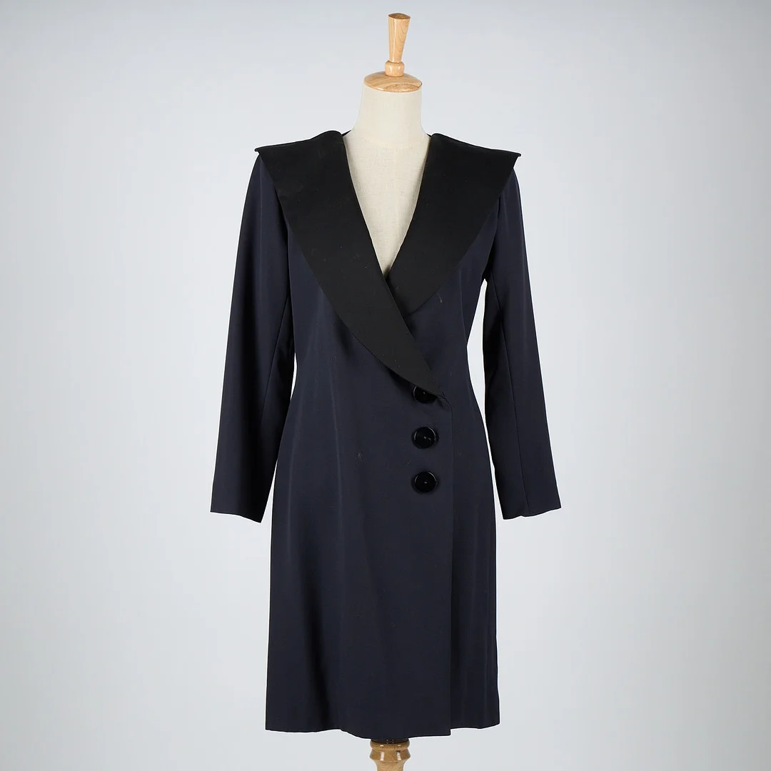 YVES SAINT LAURENT, rive gauche, kappa. — Vintage & Designer Fashion — Stockholms Auktionsverk Helsinki