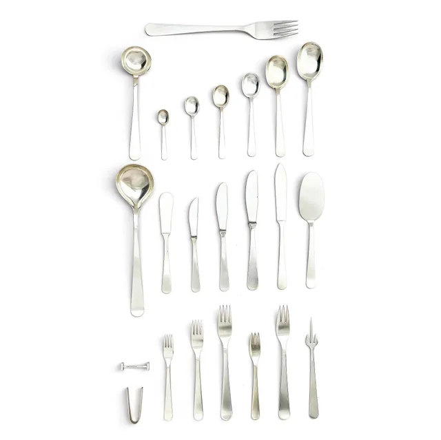 Wiwen Nilsson, bestickuppsättning, silver, 224 delar, Lund 1954-1966.