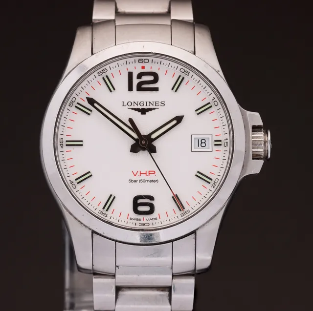 Longines Conquest V.H.P. Steel men's wristwatch ref. L37164