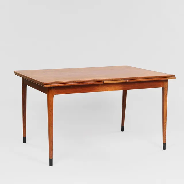 KAI WINDING. Spisebord af palisander med hollandsk udtræk, Slagelse Møbelfabrik, 1950-60'erne, Danmark.