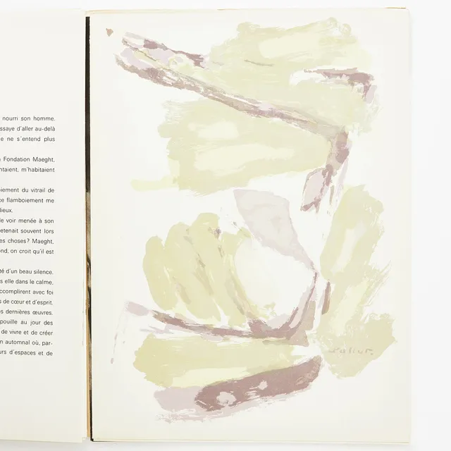 DERRIERE LE MIROIR. Hommage a Georges Braque, Originallitografier, 1964.