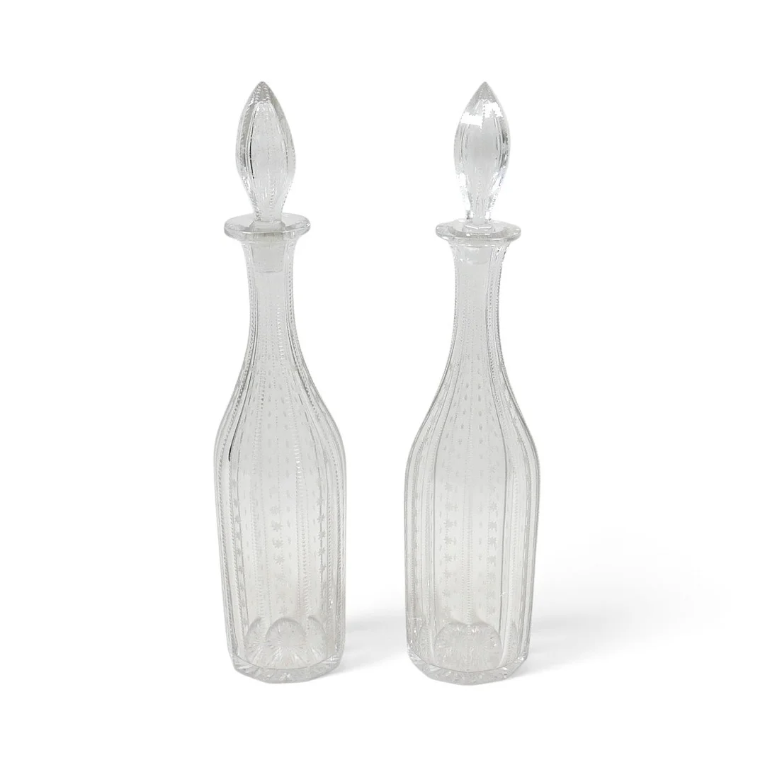A PAIR OF 19TH CENTURY CUT GLASS DECANTERS. — Other — Batemans of Stamford