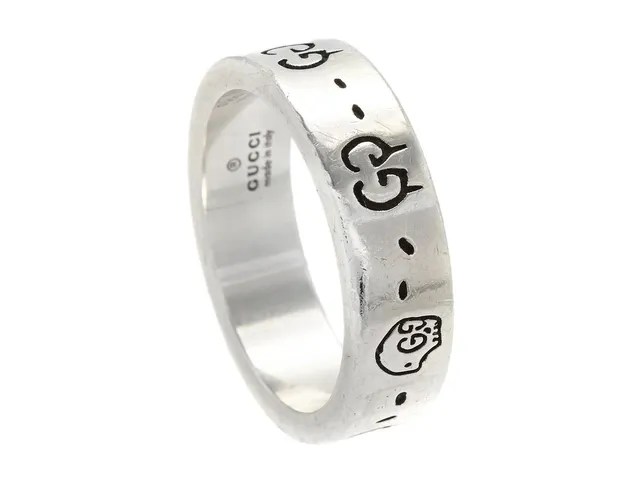 RING, GUCCI, sterlingsilver, märkt Gucci, stl 18,25 mm, vikt 7,7 g, bruksslitage.