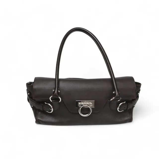 SALVATORE FERRAGAMO, handväska i skinn.