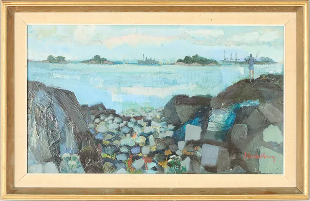 BERTIL WAHLBERG. Kustvy.