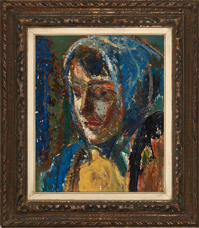 Sørensen, Henrik — Kvinne med skaut, 1950
