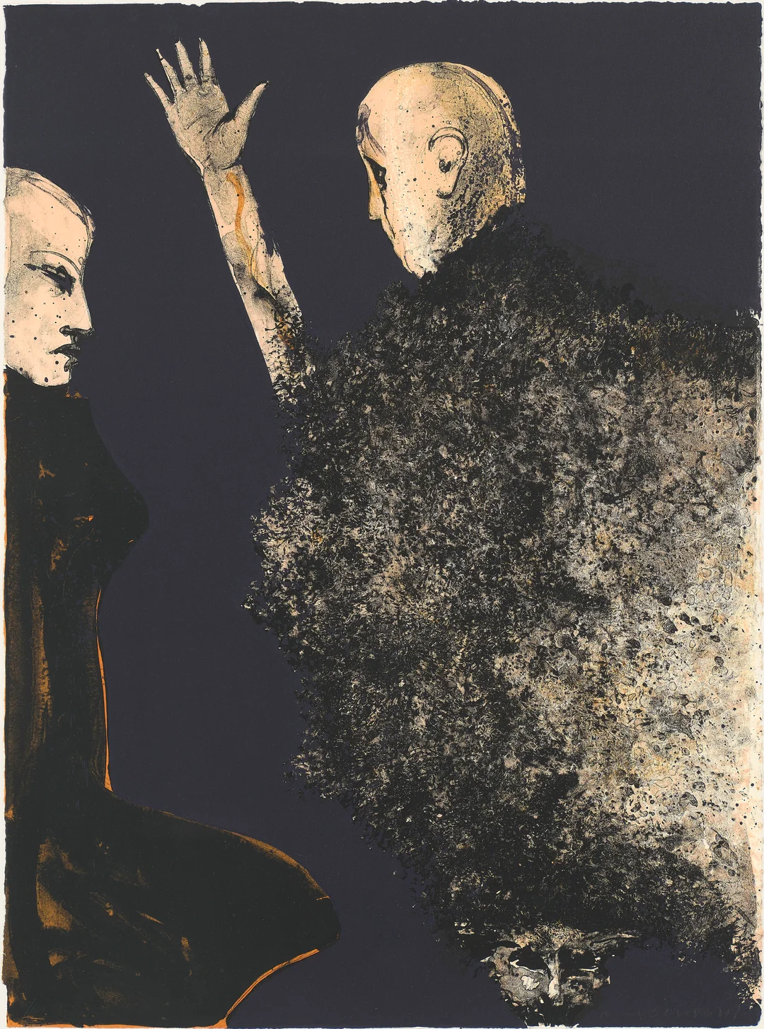 Opdahl, Ørnulf — Fra "Rosmersholm" 1988 — Kunst/Grafikk — Blomqvist
