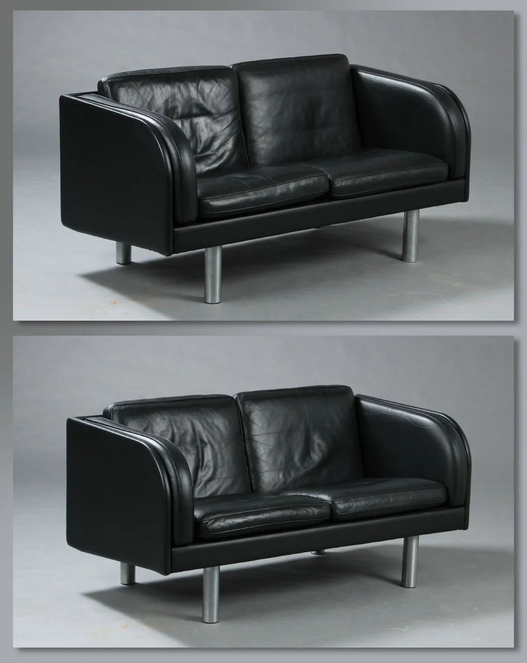Jørgen Gammelgaard. Par to-pers. sofaer, model EJ20/2 (2) — Furniture/Lounge suites, sofas — Lauritz