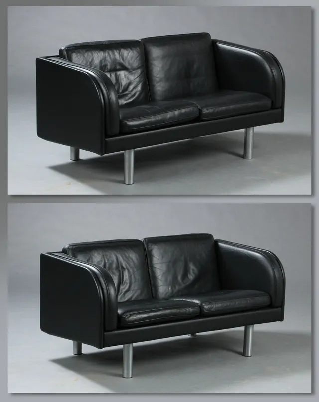 Jørgen Gammelgaard. Par to-pers. sofaer, model EJ20/2 (2)