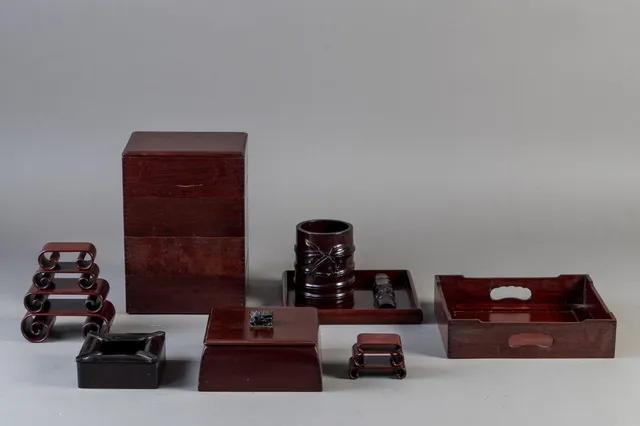 Håndlavede kinesiske genstande af hardwood (14)
