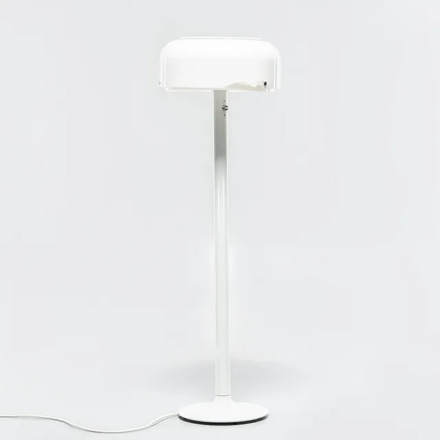ANDERS PEHRSON. Golvlampa, "Knubbling" Metall / Plast, Ateljé Lyktan, Åhus.