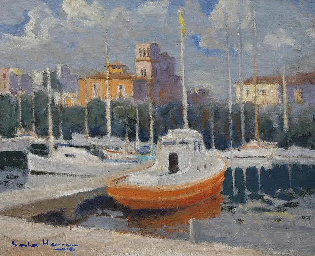 ANTONI SALA HERRERO. View of Barcelona.