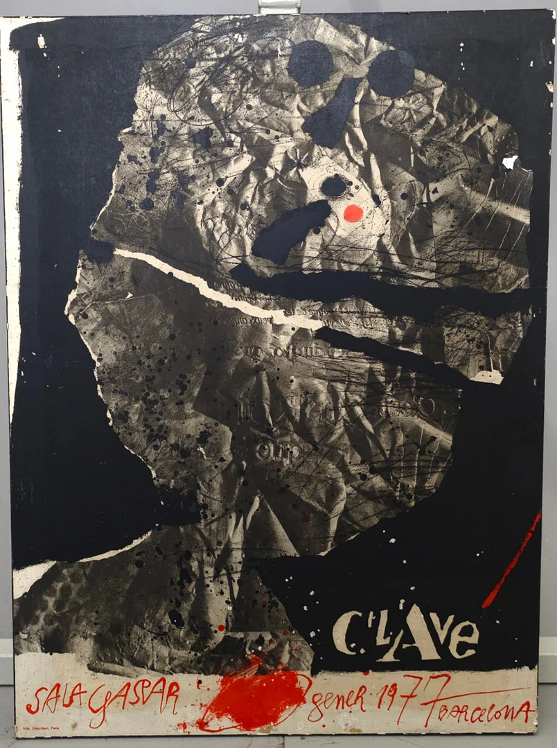 ANTONI CLAVÉ. CARTEL LITOGRÁFICO DE LA SALA GASPAR, IMPRESO POR DES JOVERT. — Engravings & Prints — Barcelona Auctions