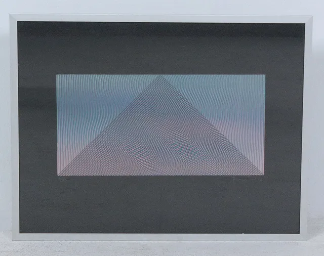 JÜRGEN LIT FISCHER (1941-2005). (BK) 'Klang-Bild', 1986, Serigrafie, Ed. 5/50, signiert.