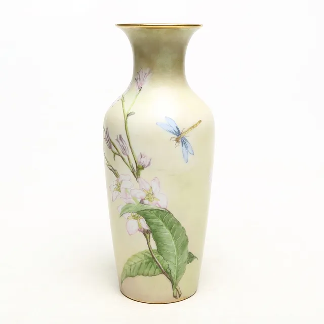 VAS porslin, Kaiser, handmålad av Astrid Jacobson, jugendstil, 1980.