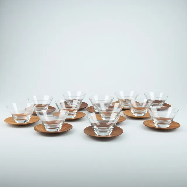 KAJ FRANCK. Dessertskål, modell 1369 Nuutajärvi Notsjö, 1955 - 1966.