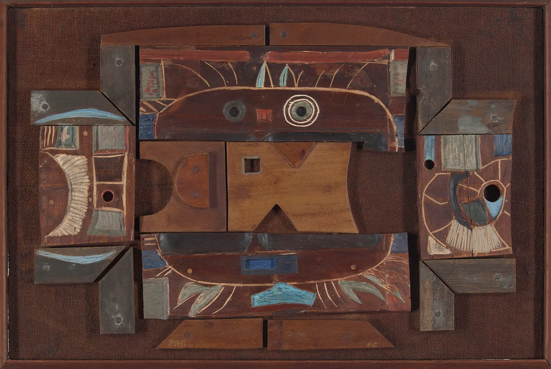 Gauguin, Paul René — "Minde om en gammel by ved havet II" 1970 — Kunst/Øvrig billedkunst — Blomqvist
