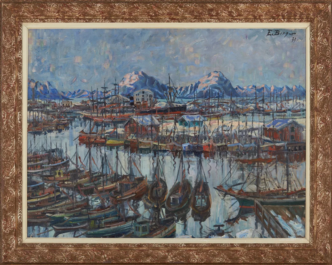 Berger, Einar — Fra Lofoten, 1933 — Kunst/Maleri — Blomqvist