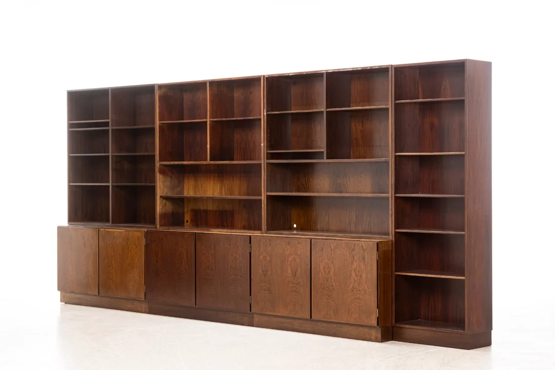 Omann Jun. Shelving system made of rosewood (7) — Furniture/Shelving — Lauritz