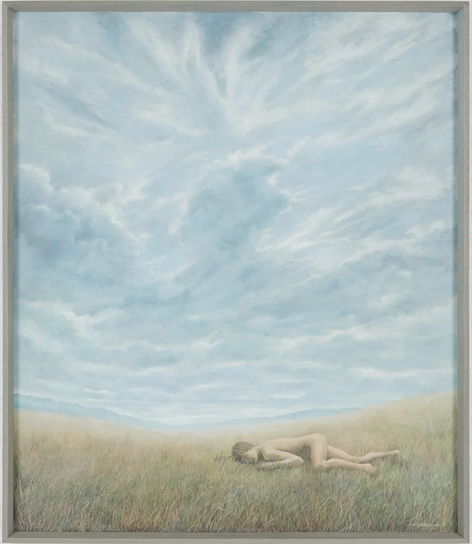 ANNA TORESDOTTER (TIDIGARE JAKOBSSON). "Känsla kring himmel och jord, människan och naturen, dramatik och trygghet". — Paintings — Stockholms Auktionsverk Magasin 5