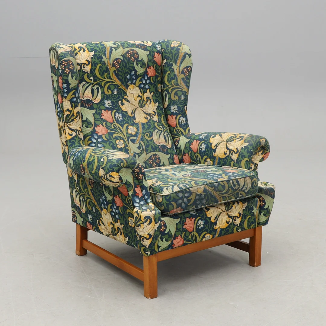 RAGNAR HELSÉN. FÅTÖLJ, "Oxford", modellnummer 3543, AB Stjernmöbler Herrljunga för Firma Svenskt Tenn. — Armchairs & Chairs — Crafoord Auktioner Malmö