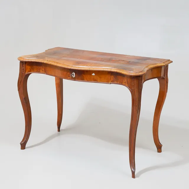 SKRIVBORD, rokoko-stil, 1800-/1900-tal.