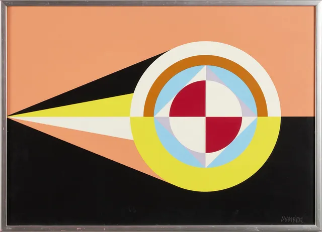 CÉSAR MANRIQUE (1919-1992): ''Triton'', 1985, signerad, silkscreen.
